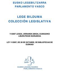 Nos reuniremos con la Comisión de Cultura del Parlamento para hablar sobre la Ley de Bibliotecas de Euskadi